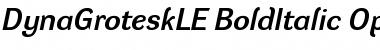 Download DynaGrotesk LE Font