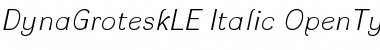 Download DynaGrotesk LE Font
