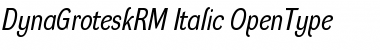 Download DynaGrotesk RM Font