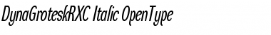 Download DynaGrotesk RXC Font