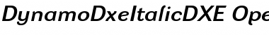 Download Dynamo DXE Font