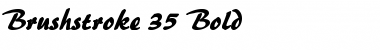 Download Brushstroke 35 Bold Font
