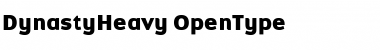 Download DynastyHeavy Font