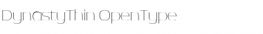 Download DynastyThin Font