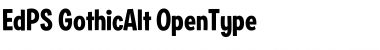 Download EdPS GothicAlt Font