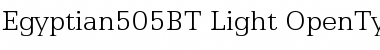 Download Egyptian 505 Font