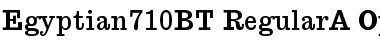 Download Egyptian 710 Font