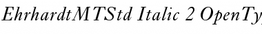 Download Ehrhardt MT Std Font