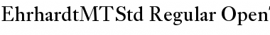 Download Ehrhardt MT Std Font