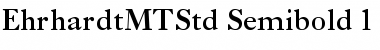 Download Ehrhardt MT Std Font
