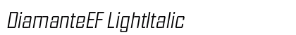 DiamanteEF LightItalic preview