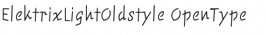 Download ElektrixLightOldstyle Font