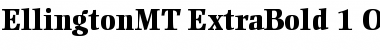 Download Ellington MT Font
