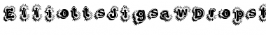 Download ElliottsJigsawDropshadow Font