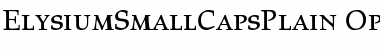 Download Elysium Small Caps Font