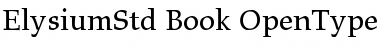 Download Elysium Std Font
