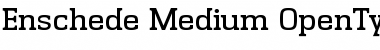Download Enschede-Medium Font