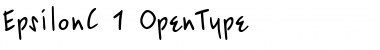 Download EpsilonC Font