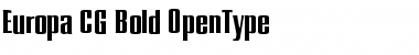 Download Europa CG Bold Font