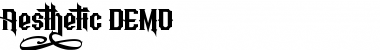 Download Aesthetic DEMO Font Download Aesthetic DEMO Font