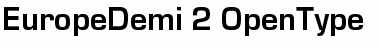 Download EuropeDemi Font