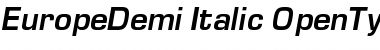 Download EuropeDemi Font