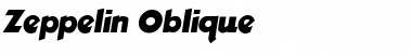 Download Zeppelin Oblique Font