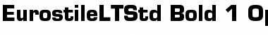 Download Eurostile LT Std Bold Font