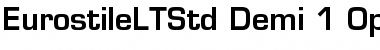 Download Eurostile LT Std Font