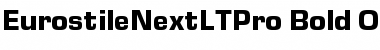 Download Eurostile Next LT Pro Bold Font