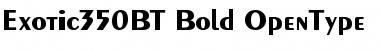 Exotic 350 Font