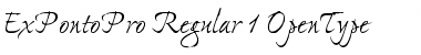 Download Ex Ponto Pro Font