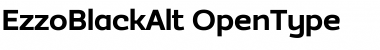 Download EzzoBlackAlt Font
