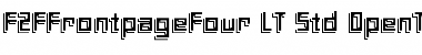 Download F2FFrontpageFour LT Std Regular Font