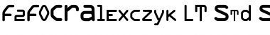 Download F2FOCRAlexczyk LT Std Shake Regular Font
