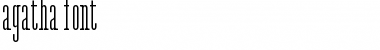 Download Agatha Font