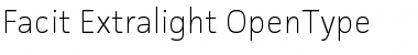 Download Facit Extralight Font
