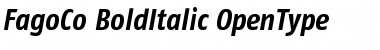 Download FagoCo BoldItalic Font