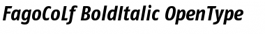 Download FagoCoLf BoldItalic Font
