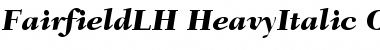 Download Fairfield LH 86 Heavy Italic Font