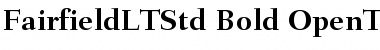 Download Fairfield LT Std 75 Bold Font
