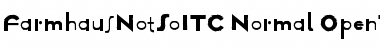 Download FarmhausNotSoITC Font