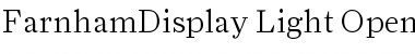 Download FarnhamDisplay-Light Regular Font