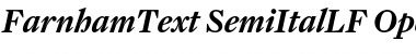 Download FarnhamText-SemiItalLF Regular Font