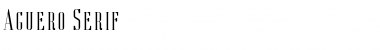Download Aguero Serif Free Font