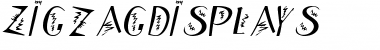 Download ZigzagDisplays Font Download ZigzagDisplays Font