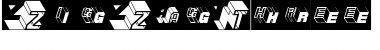 Download ZigZagThree Font Download ZigZagThree Font