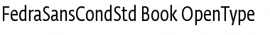 Download Fedra Sans Condensed Std Book Font