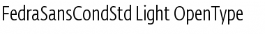 Download Fedra Sans Condensed Std Light Font