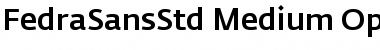 Download Fedra Sans Std Medium Font